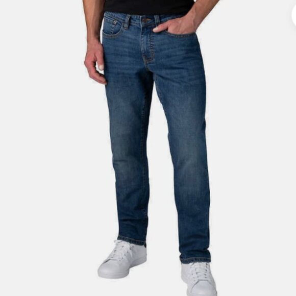 Izod Saltwater Comfort Stretch Men's 40x30 Straight Jeans - Picture 1 of 8